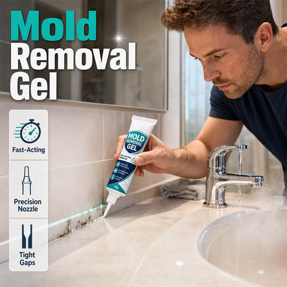 🧽 Żel do usuwania pleśni – 50% ZNIŻKI! OFERTA LIMITOWANA!🛁 Skutecznie usuwa plamy pleśni z fug i silikonu – łatwy w użyciu, szybko działa i przywraca czystość. Idealny do łazienki i kuchni! ✨