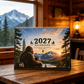 Zabawny kalendarz ścienny na rok 2027 Funny Woodland