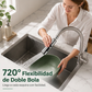 🚰 50% dto. Boquilla giratoria universal para grifo – rota 360°, fácil instalación, sin salpicaduras. Ideal para lavar frutas y platos! 💧✨