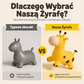 Urocza żyrafa do skakania dla dzieci