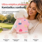 Ciepła kamizelka-sweter dla zwierząt z kółkiem na smycz