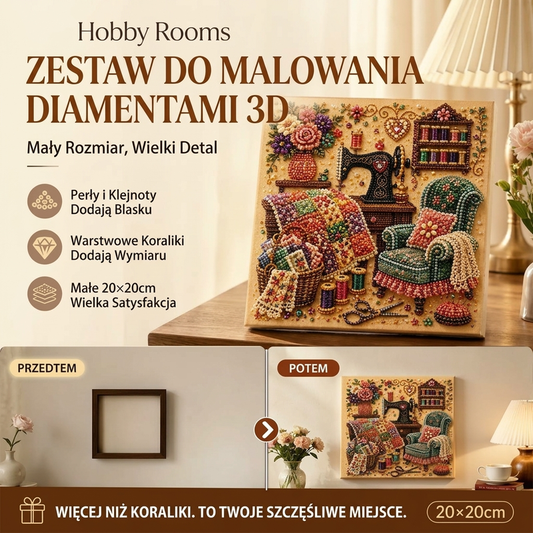 Zestaw do malowania diamond art Creative Escape
