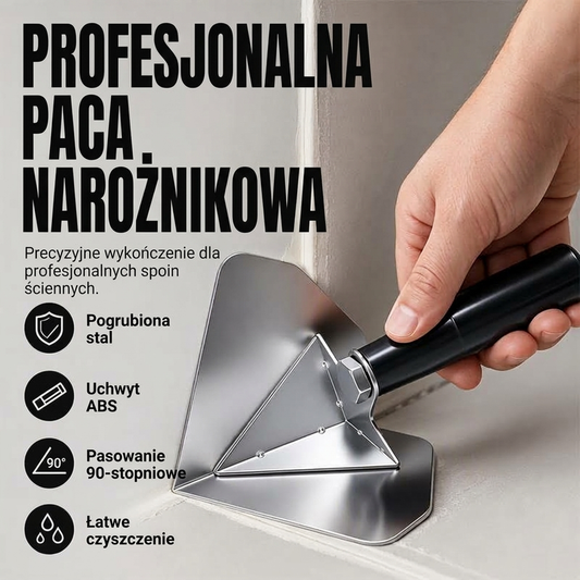 Narożnikowa łopatka ze stali nierdzewnej