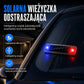 Zasilana energią słoneczną samochodowa symulowana lampka ostrzegawcza antywłamaniowa
