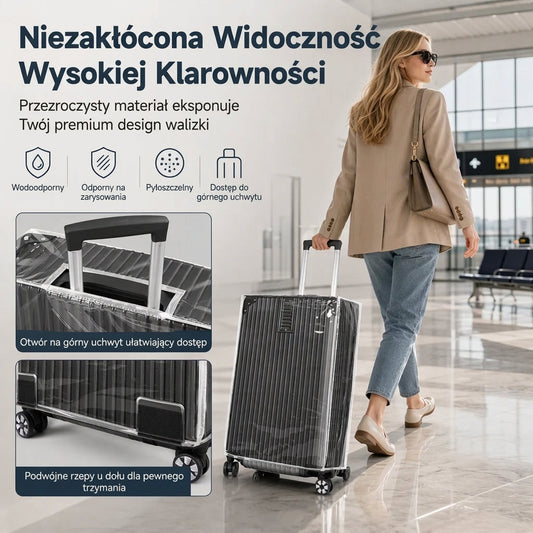 ✈️50% ZNIŻKI! 🧳 Wodoodporny i odporny na zarysowania pokrowiec na walizkę – utrzymuj walizkę w idealnym stanie podczas każdej podróży ✨