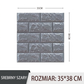 ⏳Tylko teraz -50%⏰Odmień ściany w kilka chwil! Samoprzylepne panele 3D imitujące cegłę🏡🧱