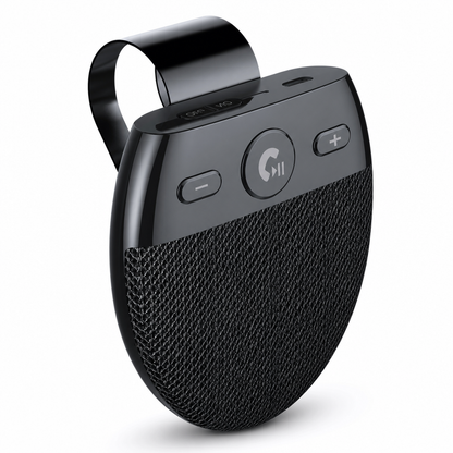 SP11 Samochodowy głośnik Bluetooth na osłonę przeciwsłoneczną, zestaw głośnomówiący z automatycznym włączaniem aktywowanym wibracją, obsługą A2DP i głosowym powiadamianiem o numerze dzwoniącego