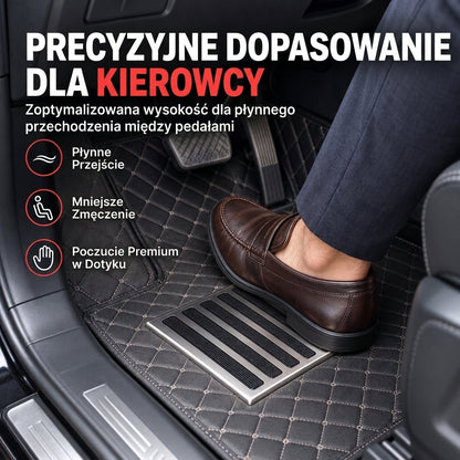 Uniwersalna, odporna na zużycie nakładka na piętę do dywaników samochodowych