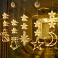🎄 -50%! ✅ Świąteczne samoprzylepne lampki okienne DIY – bez nawiercania, zasilane bateryjnie i wielokrotnego użytku ✅