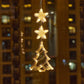 🎄❄️ Świąteczne lampki LED do samodzielnego montażu w kształcie płatka śniegu z przyssawką ✨ | Zasilanie bateryjne, ciepłe i wielobarwne światło, lampki z przyssawką do okien, świąteczne dekoracje do domu i na uroczystości