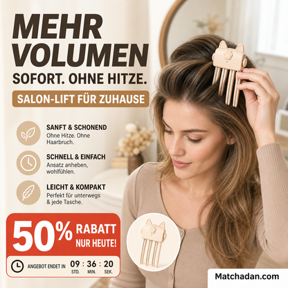 🔥 50% ZNIŻKI – spinka zwiększająca objętość u nasady włosów – natychmiastowa objętość bez użycia ciepła, nie pozostawia śladów, lekka i wygodna 💁‍♀️